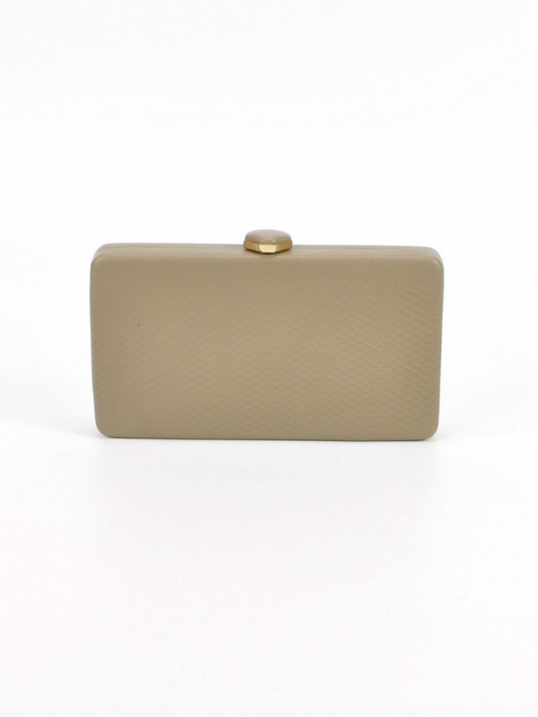 Clutch de mano fiesta elegante TAUPE