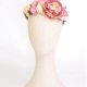 Corona diadema con flores ROSA