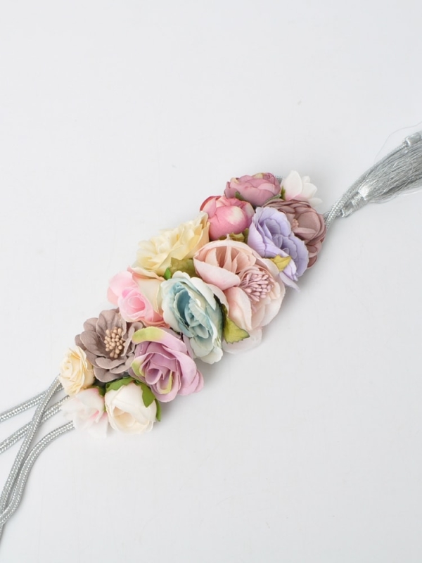 Cinturón de flores con cuerda para eventos