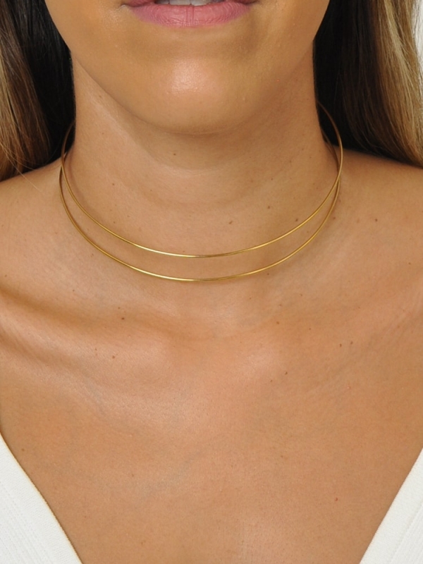 Collar chocker aceo inoxidable modelo