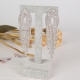 Pendientes strass cascada