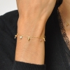 Pulsera acero inoxidable con colgantes