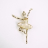 Broche figura bailarina ballet BEIGE
