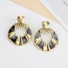 Pendientes acero inoxidable vintage DORADO