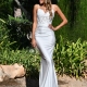 Vestido fiesta largo corte sirena NAHIA BLANCO