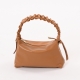 Bolso de hombro piel camel