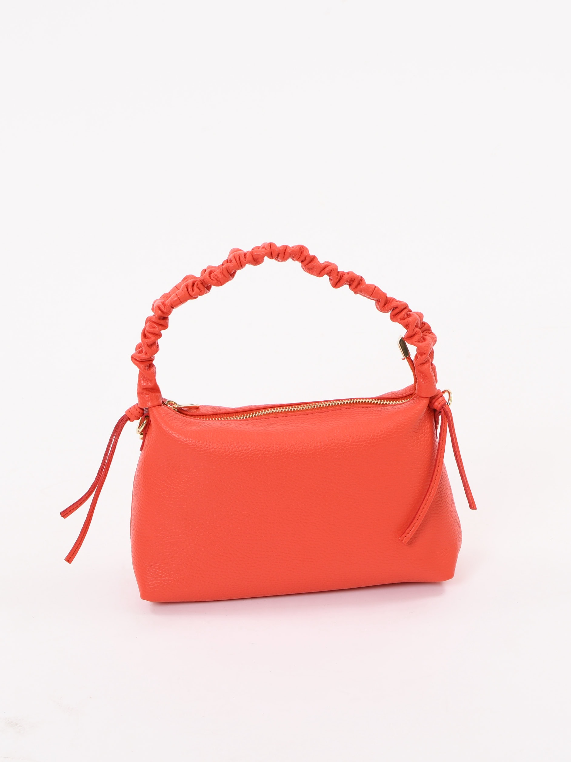 Bolso de hombro piel coral