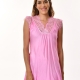 Top fluido con puntilla PINK