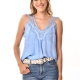 Top lencero puntilla AZUL