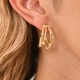 Pendientes acero inoxidable multiples aros (2)