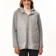 Chaqueta mujer acolchada con capucha gris