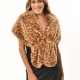 Estola peluche leopardo CAMEL