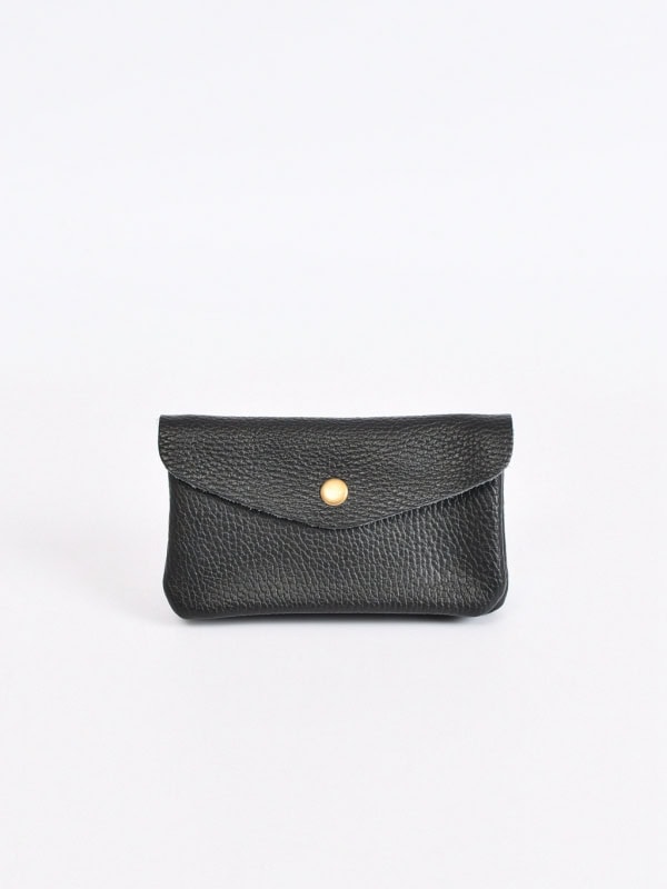 Monedero Piel Grande Basic NEGRO