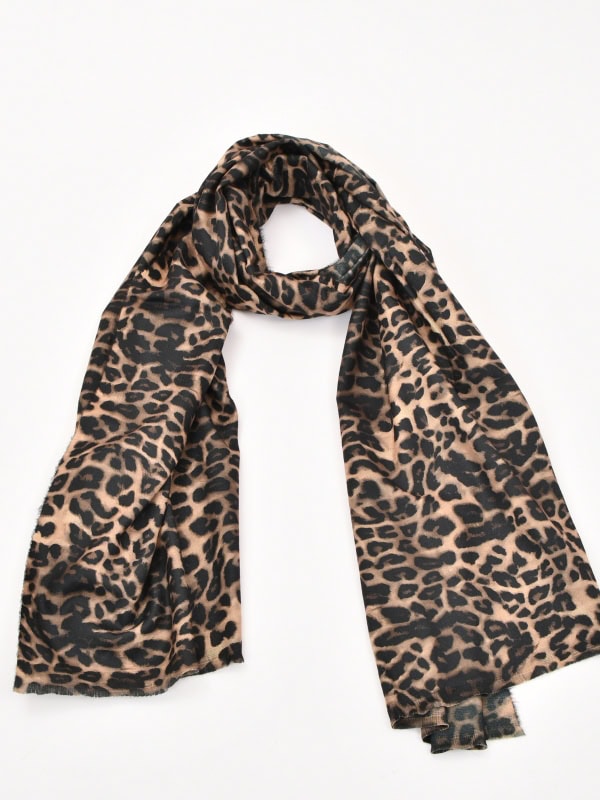 Bufanda Animal Print Tacto Suave Leopardo peq