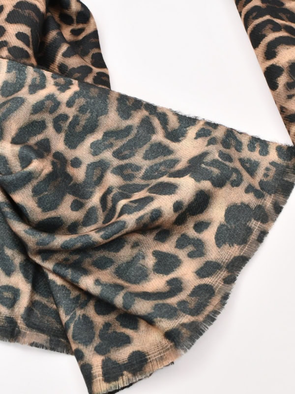 Bufanda Animal Print Tacto Suave Leopardo peq detalle