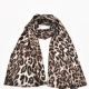 Bufanda Animal Print Tacto suave Taupe