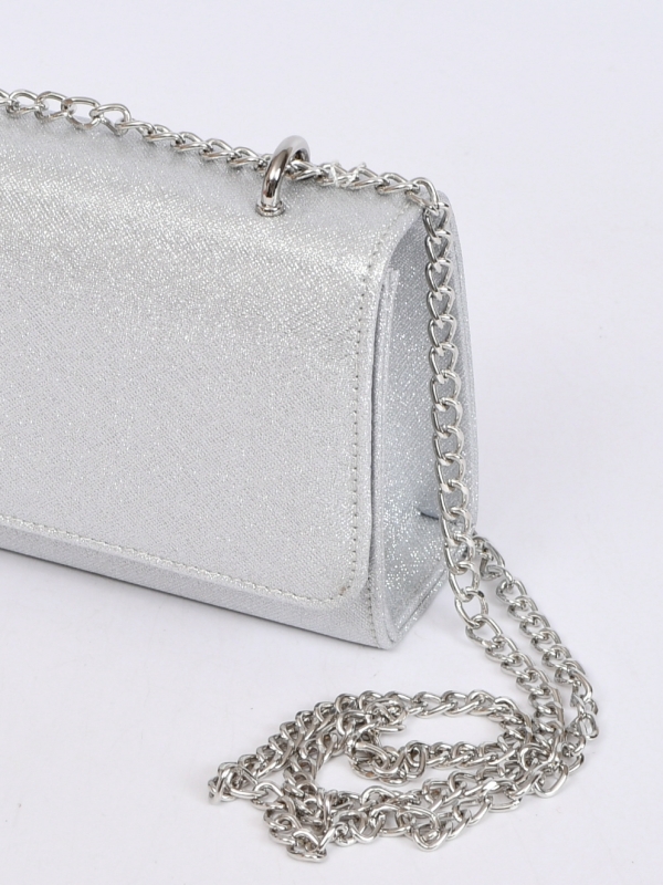 Bolso de mano de fiesta con cadena DETALLE