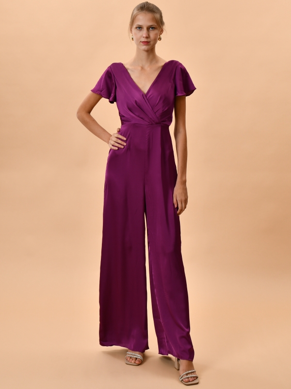 Mono de vestir satinado VIOLETA