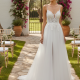 Vestido de Novia tul espalda al aire