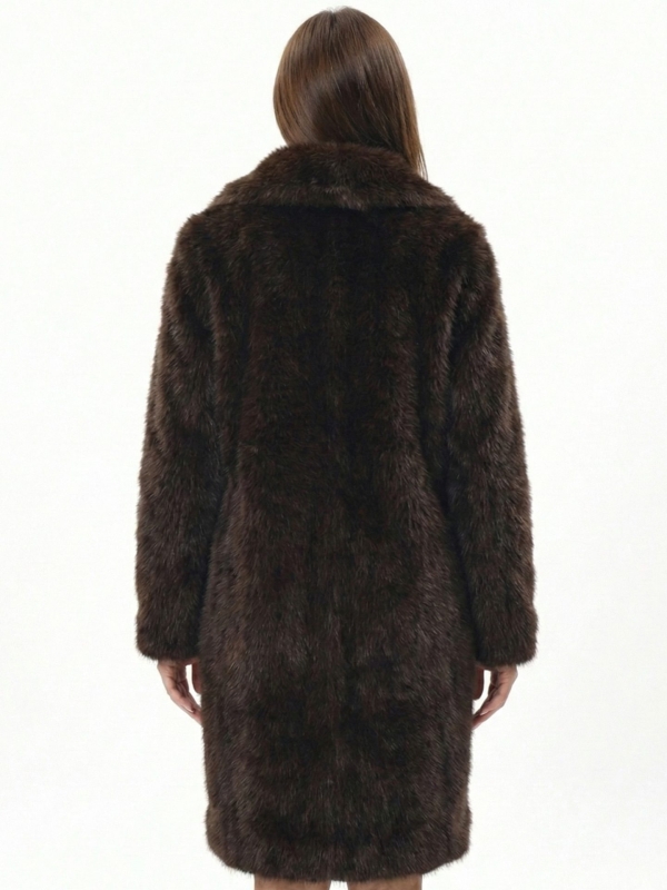 Abrigo pelo sintético visón ESPALDA
