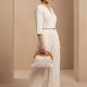 Bolso de mano elegante bordado