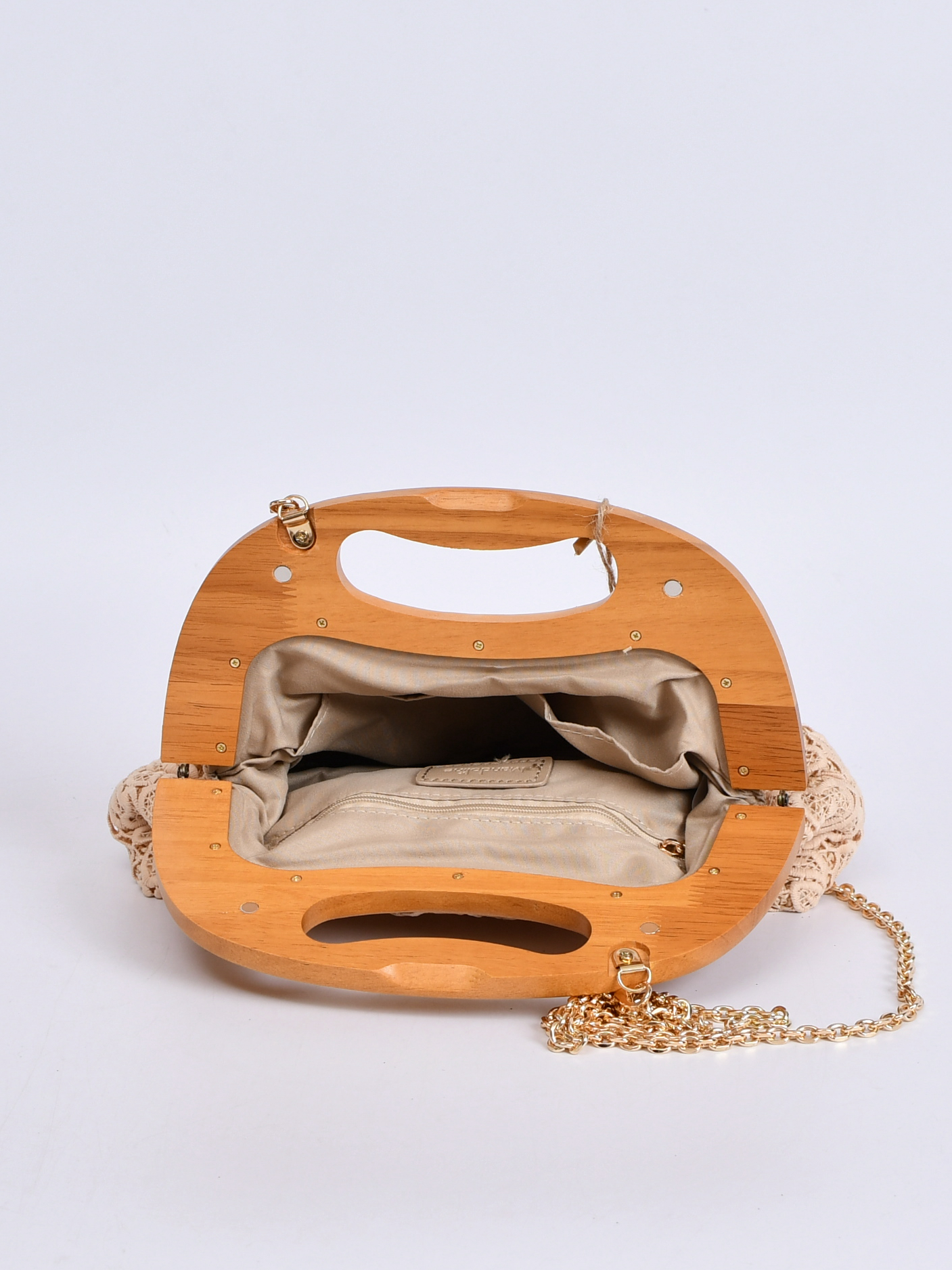 Bolso de mano elegante bordado DETALLE