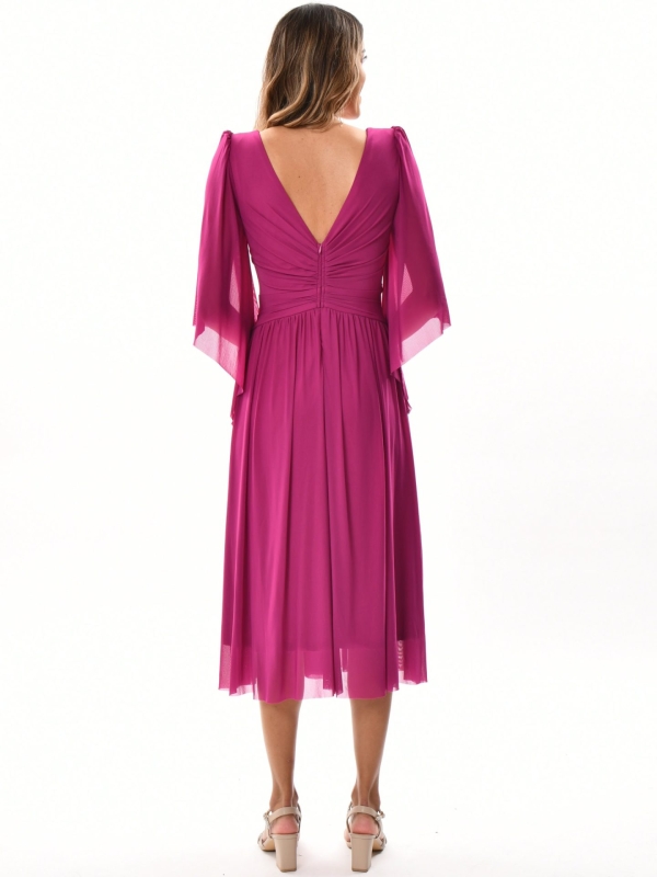 Vestido-fiesta-largo-con-mangas-volantes-Fabiola-Tallas-GrandesBUGANVILLA-ESPALDA-scaled