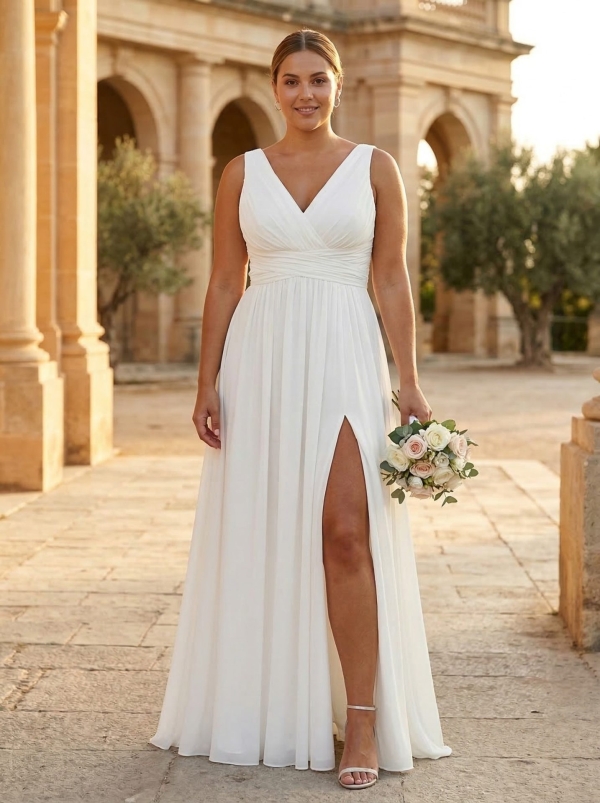 Vestido largo de fiesta NORA - Tallas Grandes