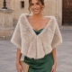 Estola cruzada imitación pelo zorro Étoile BEIGE