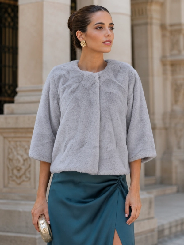 Bolero pelo sintético soft