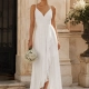 Vestido de novia corte Mullet