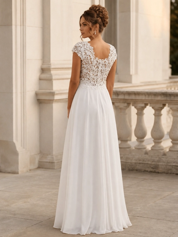 Vestido de novia romántico Estela