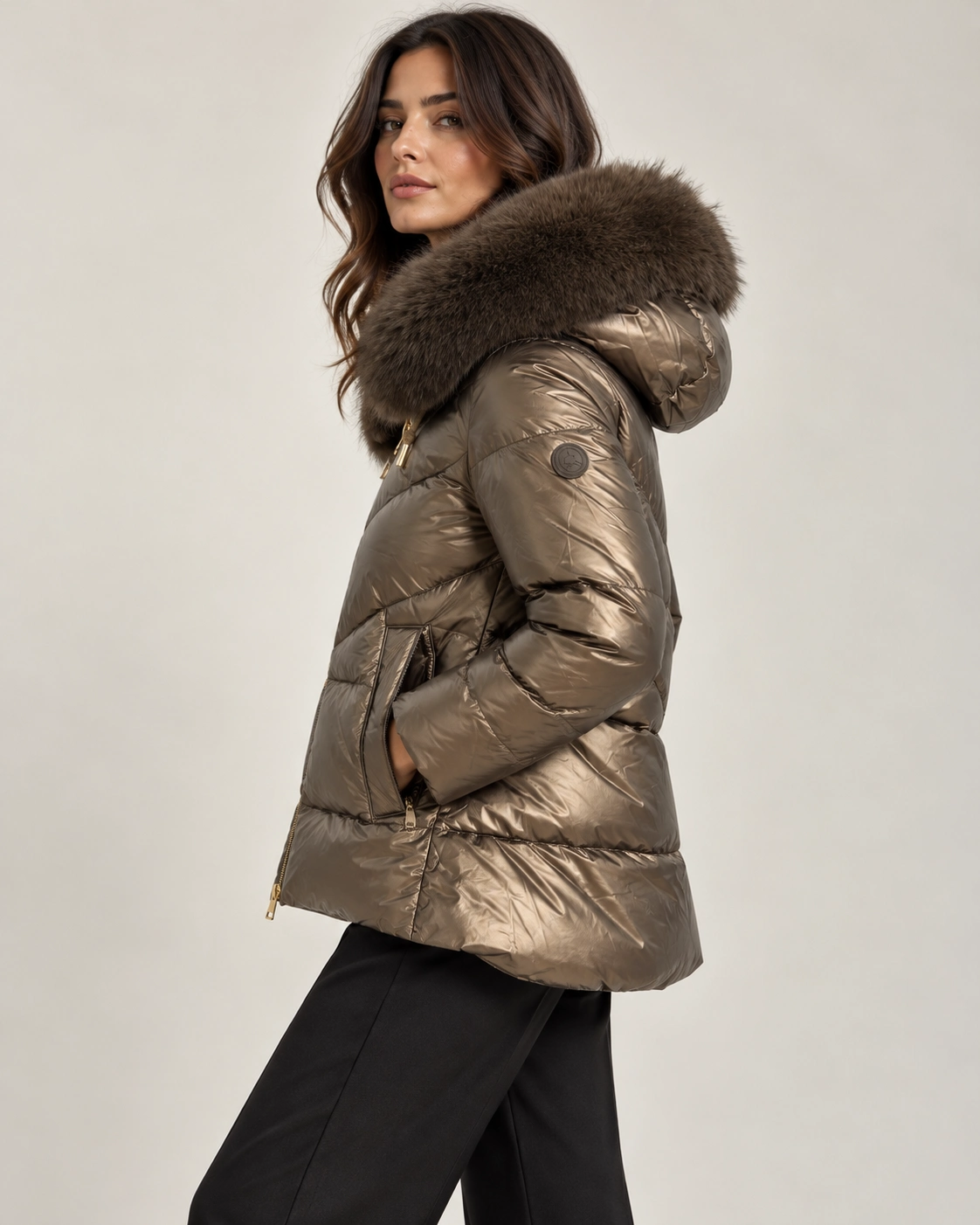 Chaqueta Acolchada Con Ribete Desmontable - Imagen 8